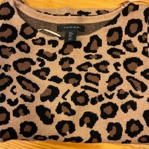 Tahari Animal Print Top